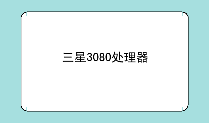 三星3080处理器
