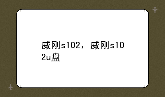 威刚s102，威刚s102u盘